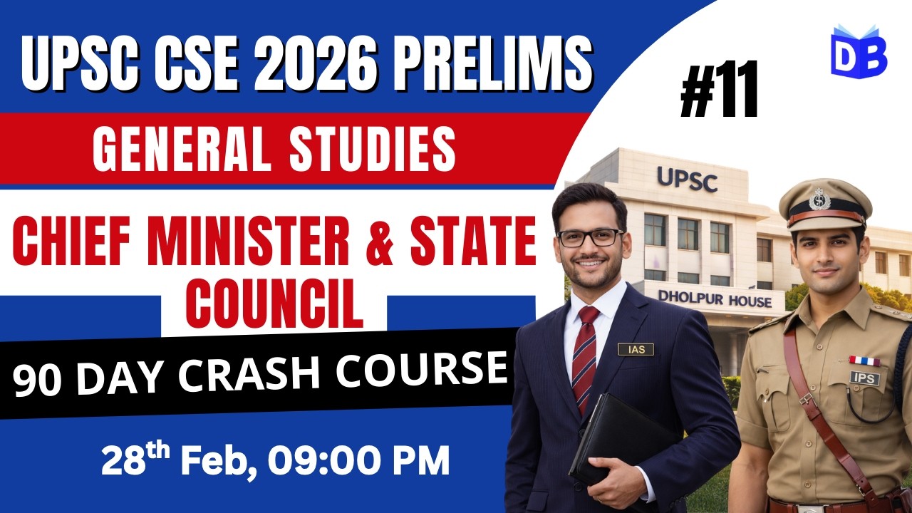 Chief Minister & State Council Explained 🔥 UPSC Prelims 2026 | GS Foundation by Quasif Ansari
