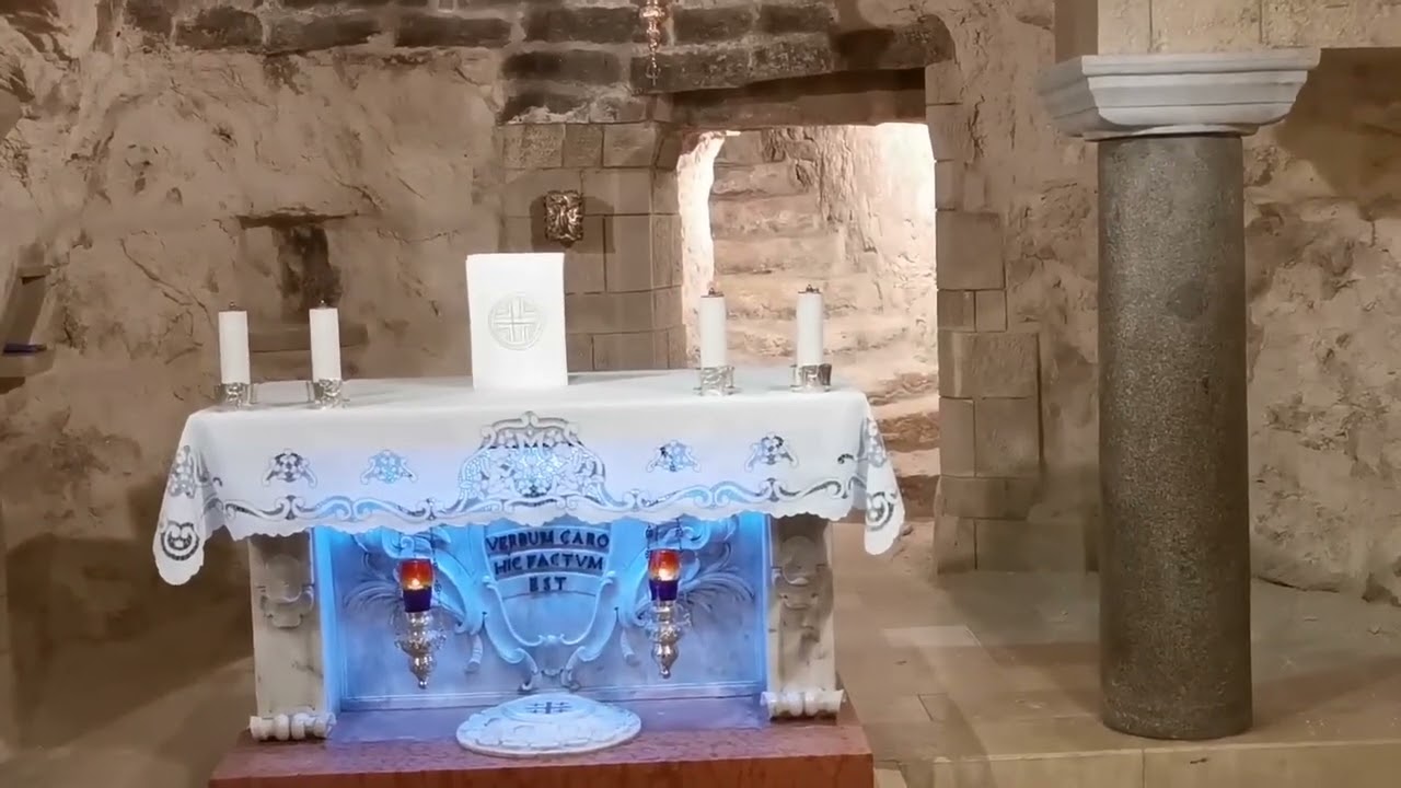 Nazaret - Visitando el lugar de la Anunciación y Encarnación. Tierra Santa