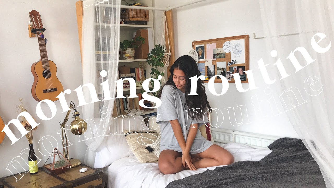 chill college morning routine (in quarantine)
