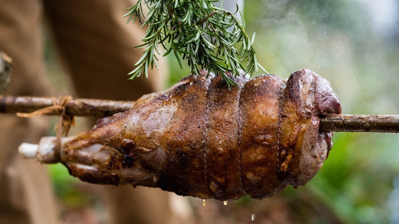 GILL MELLER | How to make a DIY Campfire Spit Roast | Pipers Farm