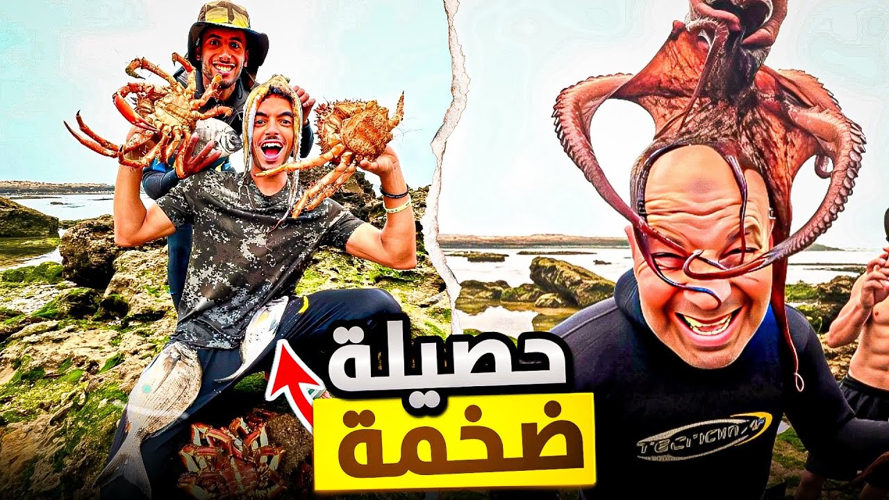 رحلة البحث عن فواكه البحر🤩 وسط الجزيرة، هاكيفاش عبد الرحمان كيجمع فواكه البحر🤯 تصدمنا فالحصيلة😨