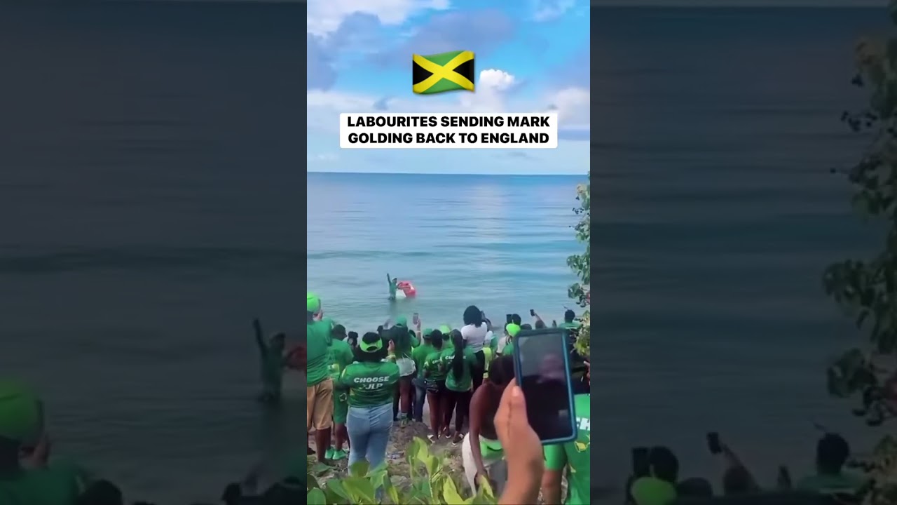 Jamaicans sending Mark Golding back to England via the high seas #jamaicapolitics #election2025