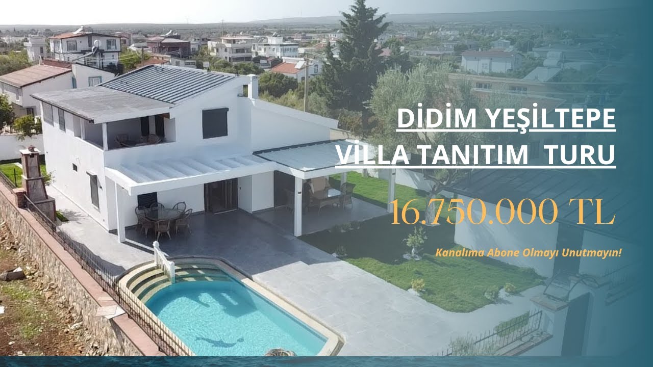 DİDİM YEŞİLTEPE'DE 700M2 ARSA İÇİNDE LÜKS VİLLA TURU! | BÖLÜM: 3 - VİLLA DİDİM