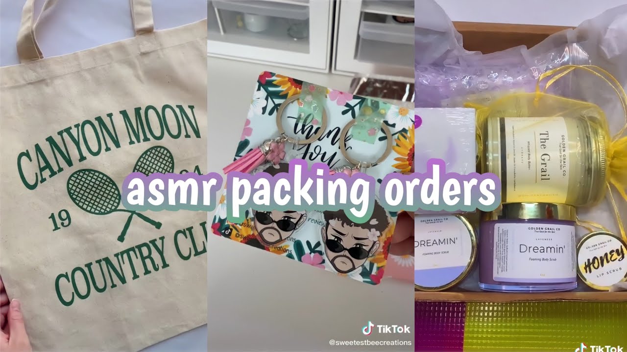 asmr packing orders | tiktok compilation