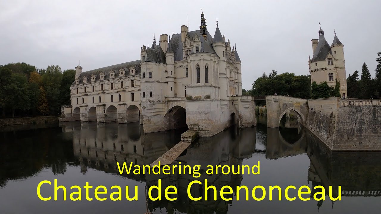 Wandering around Chateau de Chenonceau Centre-Loire Valley France.