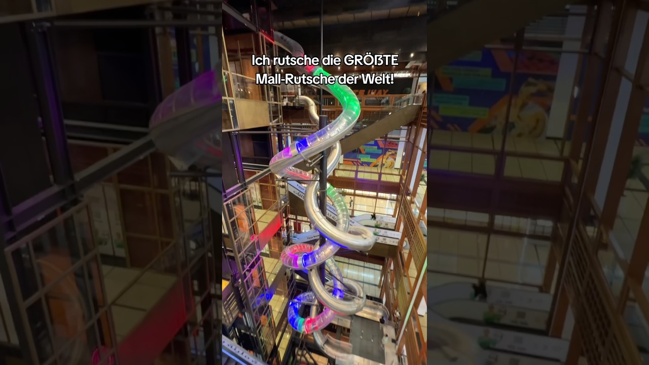 Ich Rutsche die GR&Ouml;SSTE Mall-Rutsche der Welt! 🌎🛝🤯