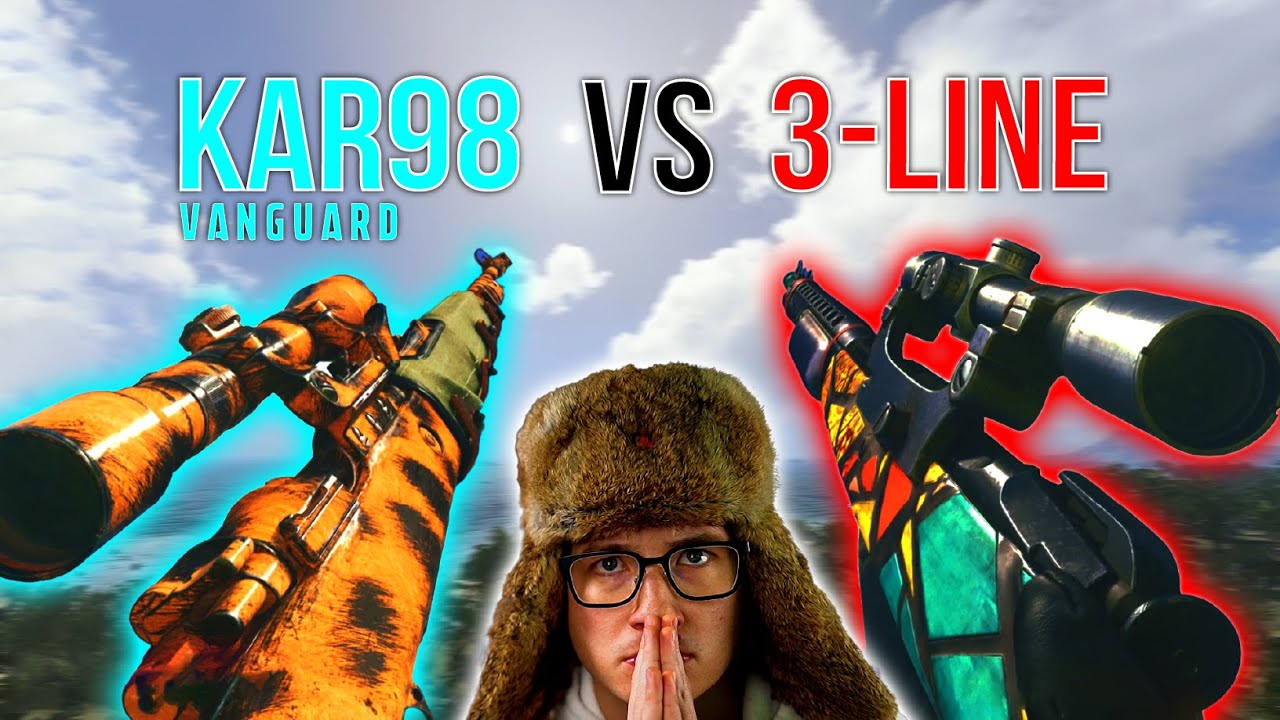 3-LINE vs VANGUARD KAR98, which is BETTER? New BEST Warzone sniper attachments & FAST level up guide