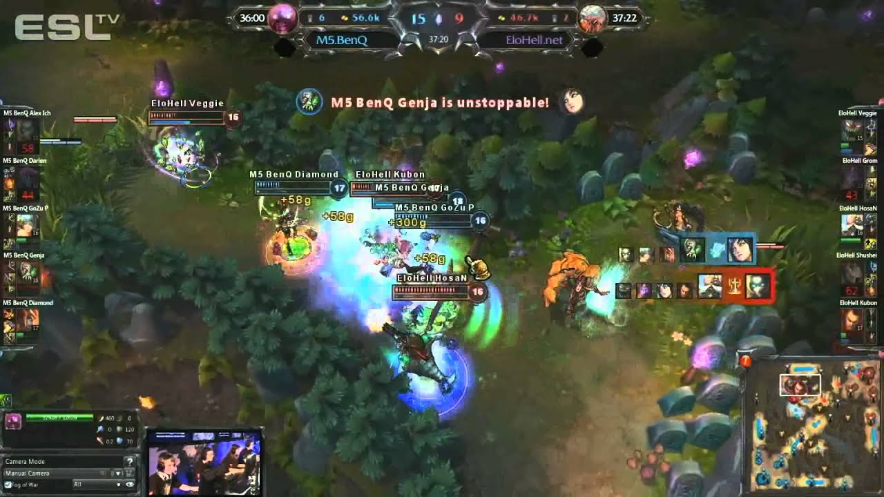 League of Legends - M5 vs. EloHell - GA strategy, best tournament fight
