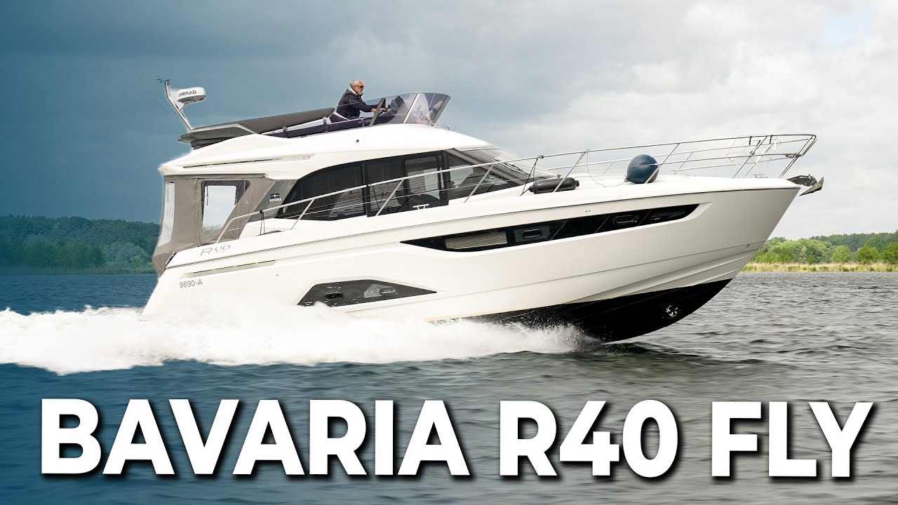 Die Bavaria R40 Fly: Edles Design trifft deutsche Ingenieurskunst🛥️