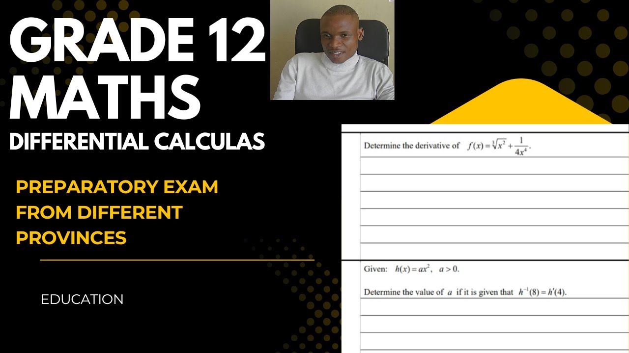 DIFFERENTIAL CALCULAS GRADE12 PREPARATORY MATHS GRADE12 PROBLEMS