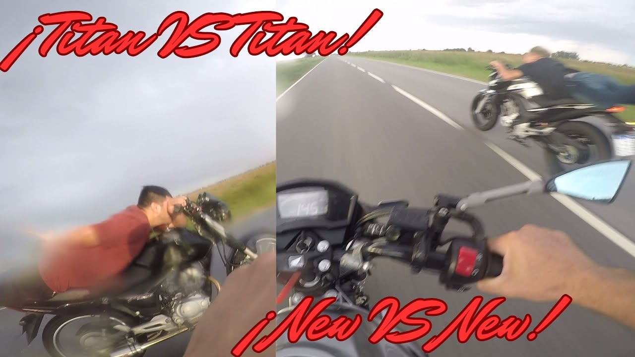 Titan 150 VS Titan 150 con CDI de Fan|| New twister vs New 💥
