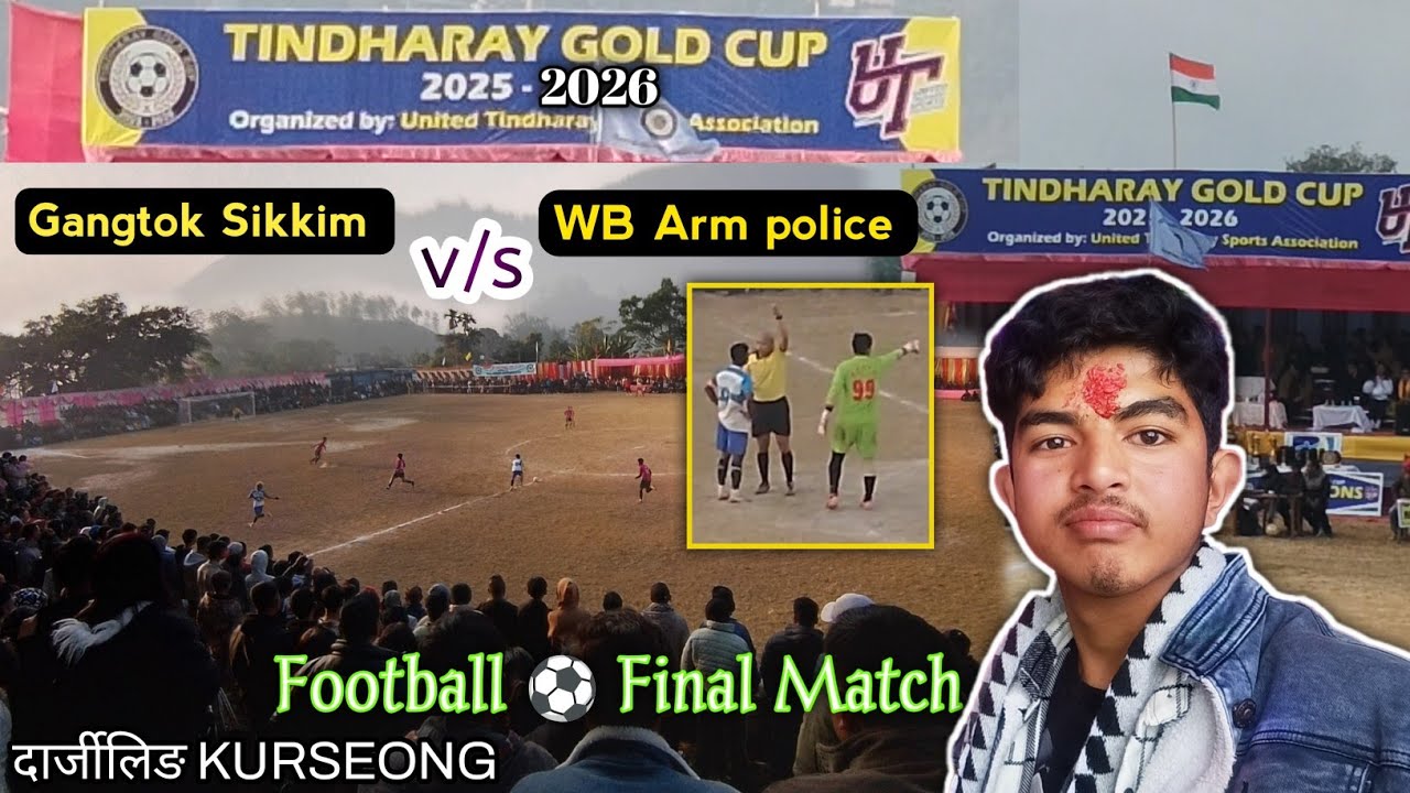 Football Forever in Darjeeling Hills 🌄✨ Thindharya Gold Cup Final Vlog | Gangtok vs WB Arm Police