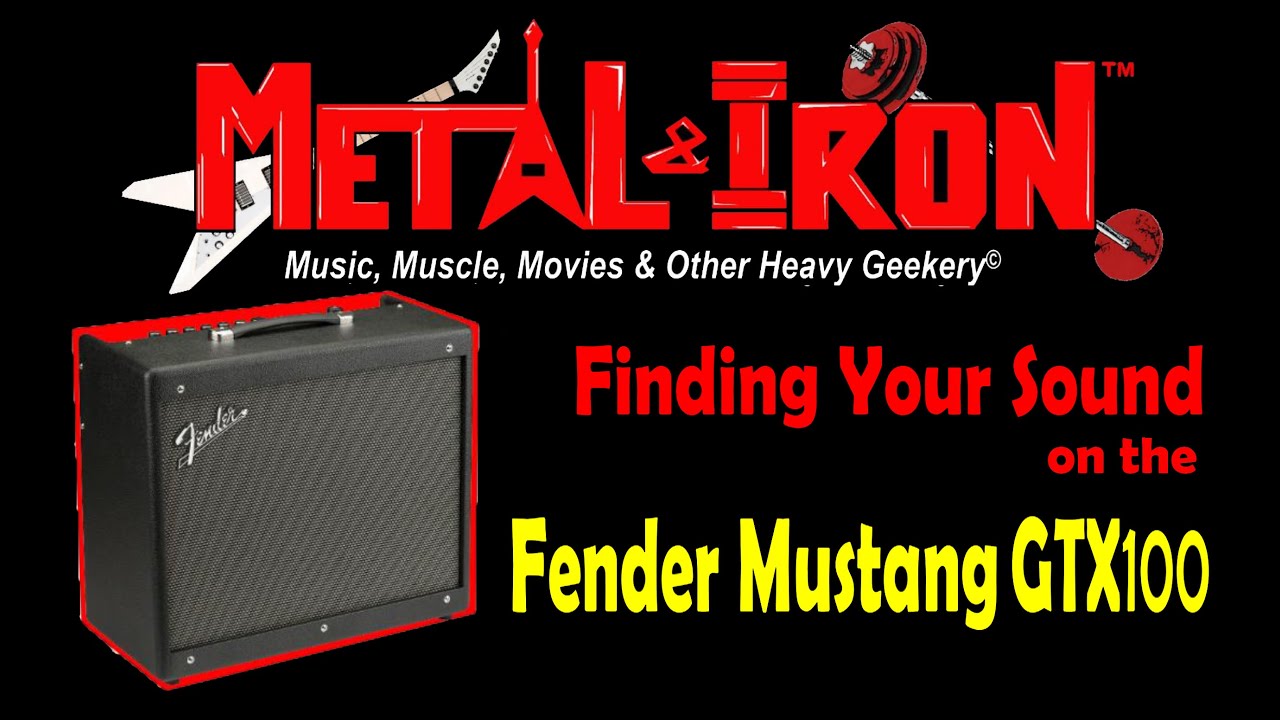 Finding your sound on the Fender Mustang GTX100!