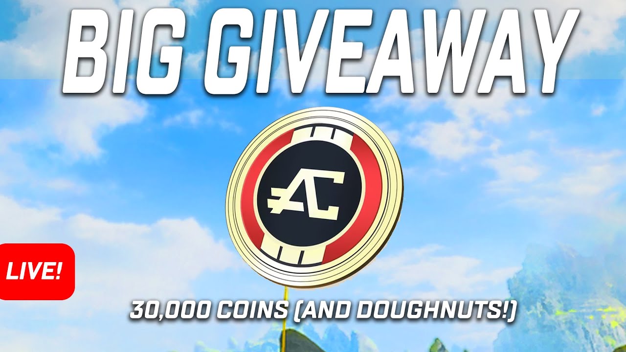Apex Legends LIVE Giving Away 30,000 Apex Coins! (And Doughnuts!)