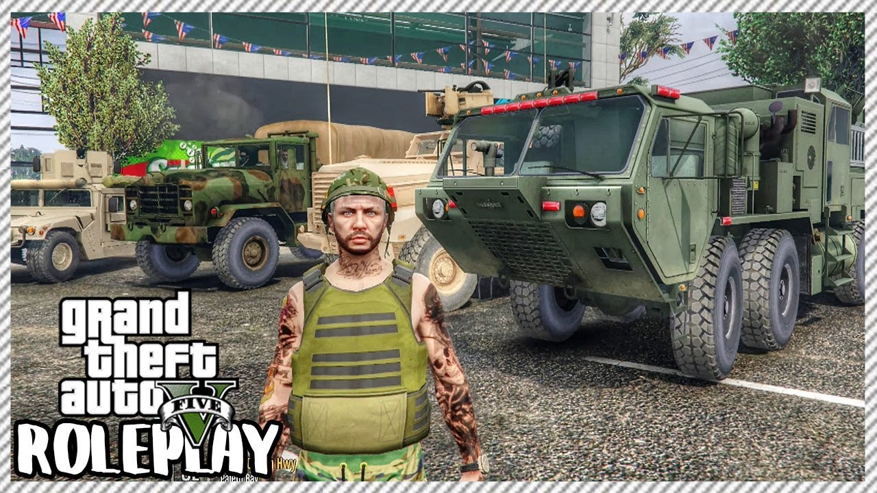 GTA 5 ROLEPLAY - Military Convoy Gets Attacked | Ep. 334 Civ
