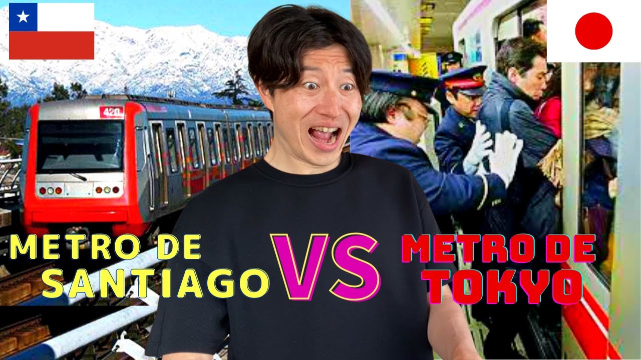 JAPONÉS reacciona al METRO de SANTIAGO【Parte 1】