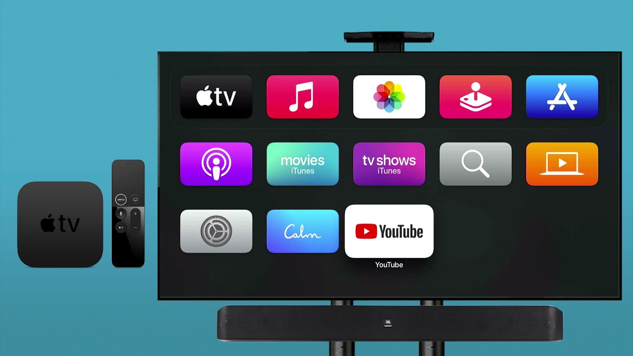 Подключение YouTube к приложению YouTube Apple TV