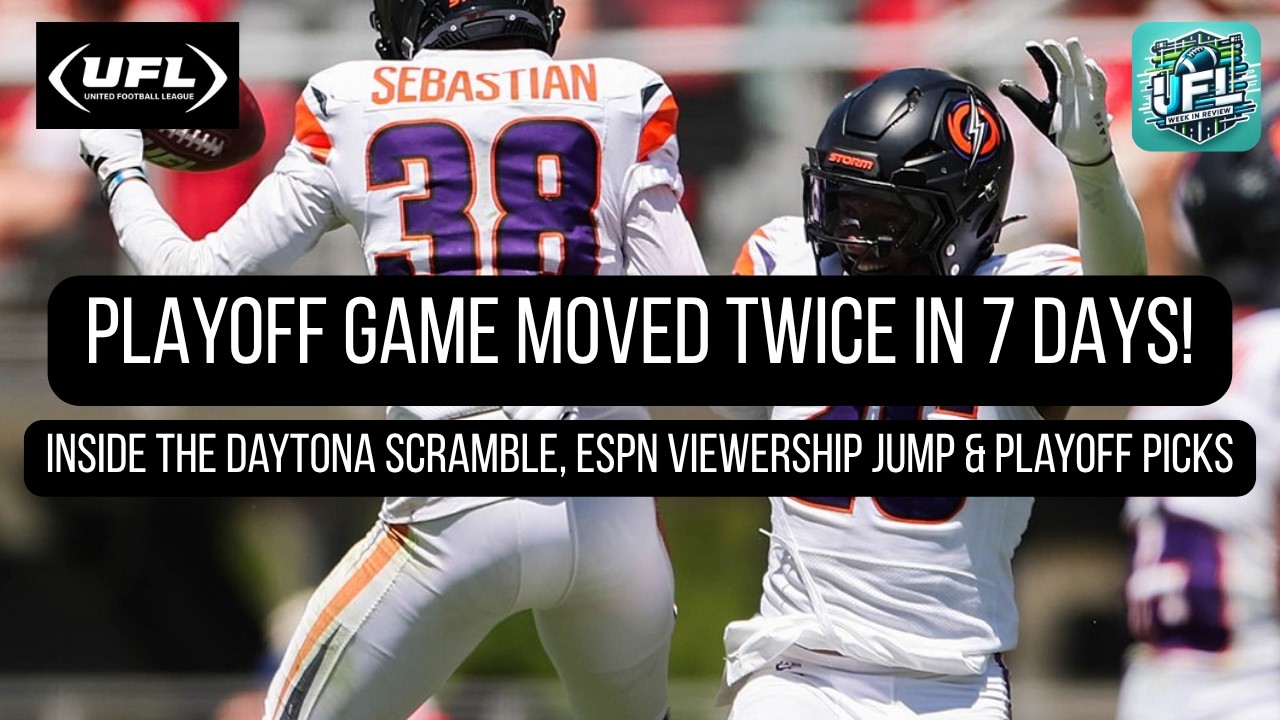 How a UFL Playoff Game Got Moved TWICE in 7 Days &mdash; Inside the Daytona Scramble
