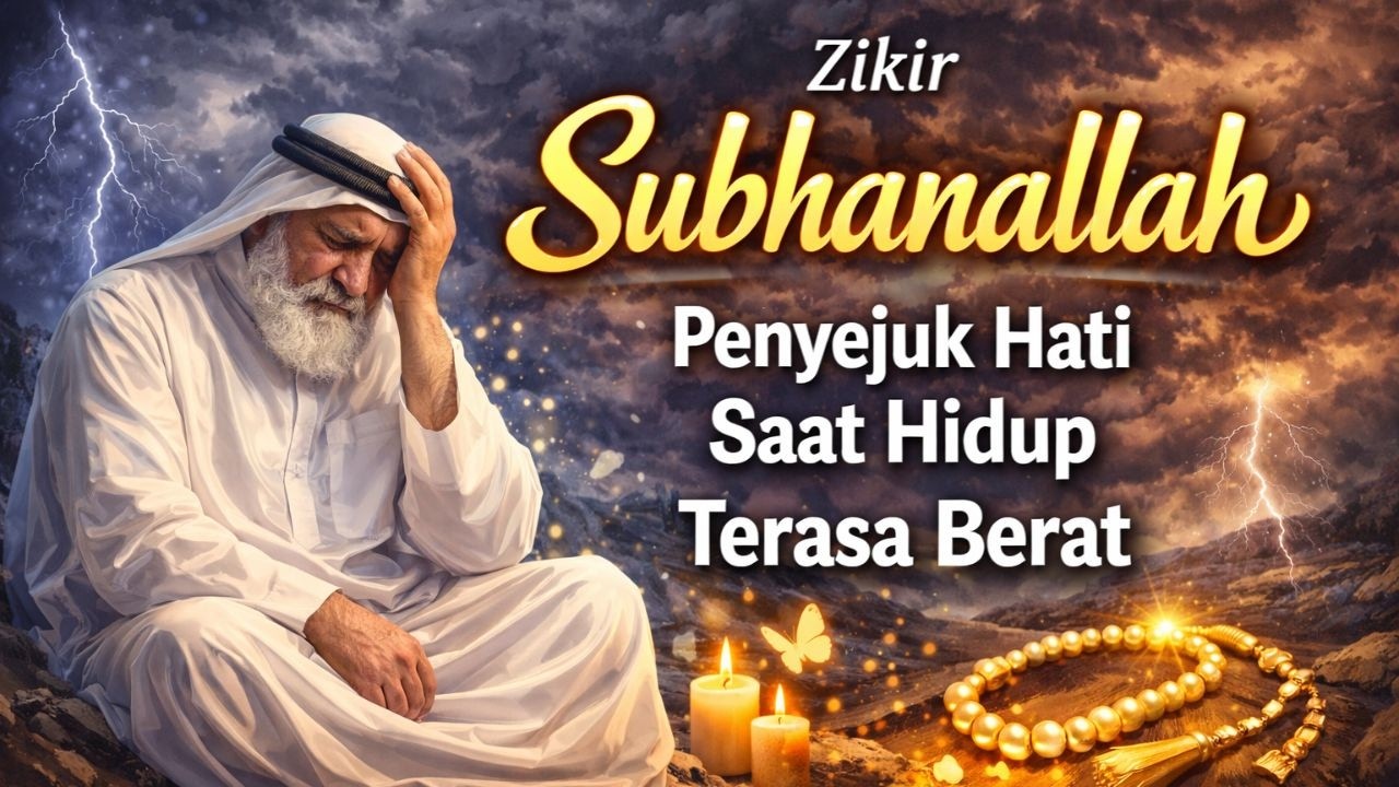 Dengarkan Ini Saat Hati Lelah: Zikir Subhanallah Penyejuk Hati Saat Hidup Terasa Berat