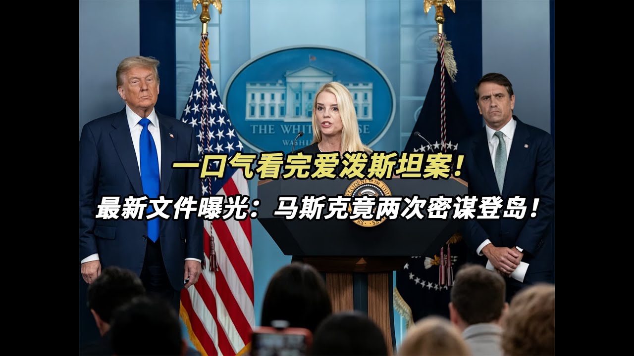 一口气看完爱泼斯坦案！最新文件曝光：马斯克竟两次密谋登萝莉岛！