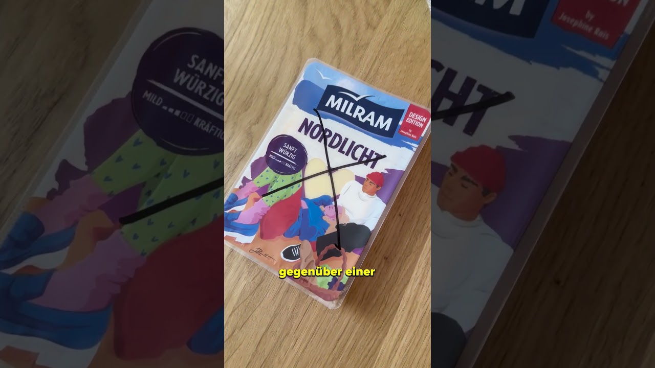 Alles K&auml;se: Milram schmeckt den Rechten &uuml;berhaupt nicht #k&auml;se #k&auml;severpackung #milram #woke