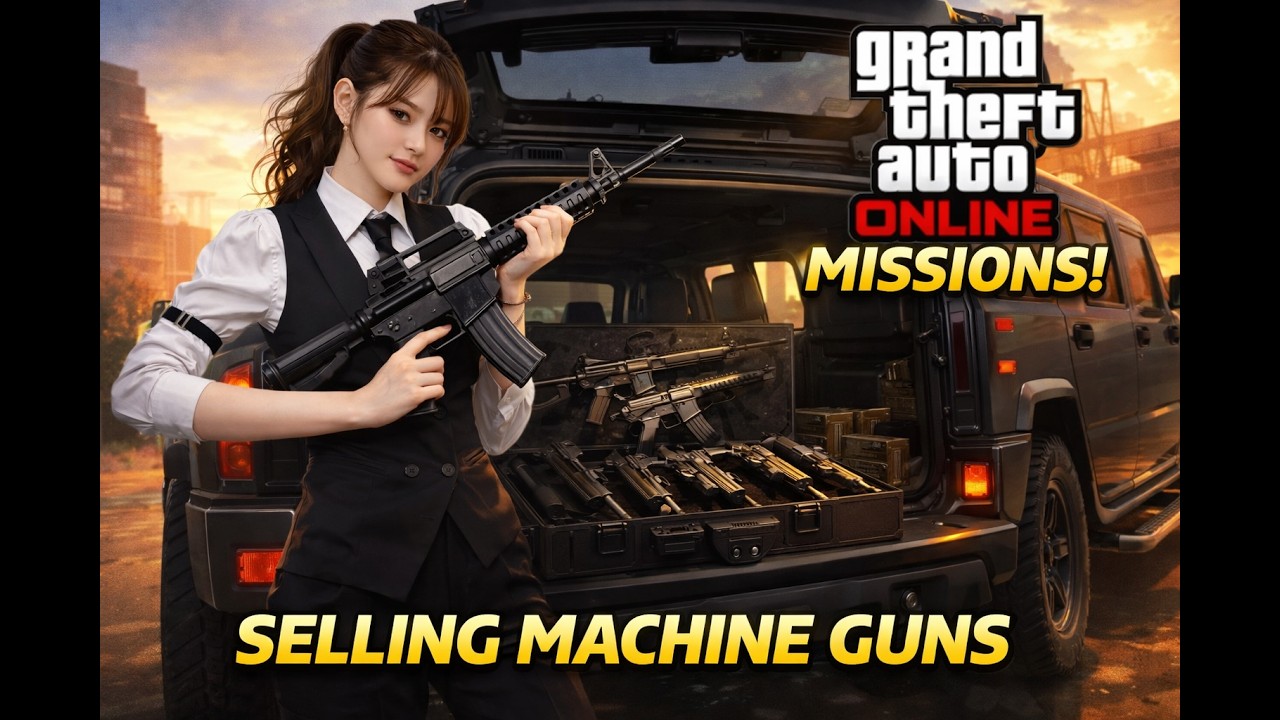Dangerous Weapon Delivery! Machine Gun Sell Mission | GTA Online