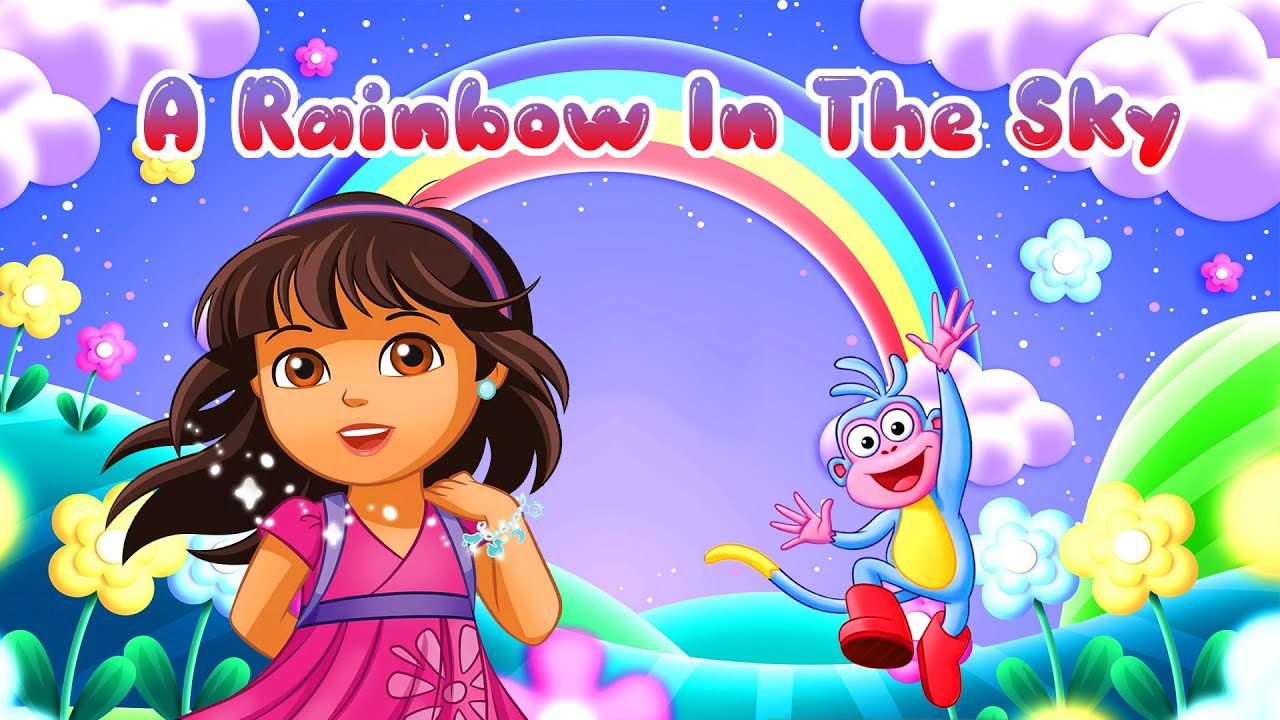 There is a Rainbow in the Sky Rhyme |Nursery Action Rhyme |Pre Primary Rhyme | Naughty Learners