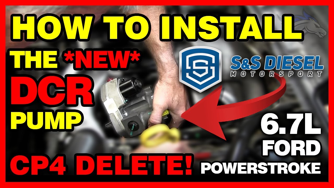 CP4 DELETE!!! HOW TO INSTALL a S&S DCR Pump on a Ford Powerstroke 6.7L #diesel #fordtrucks