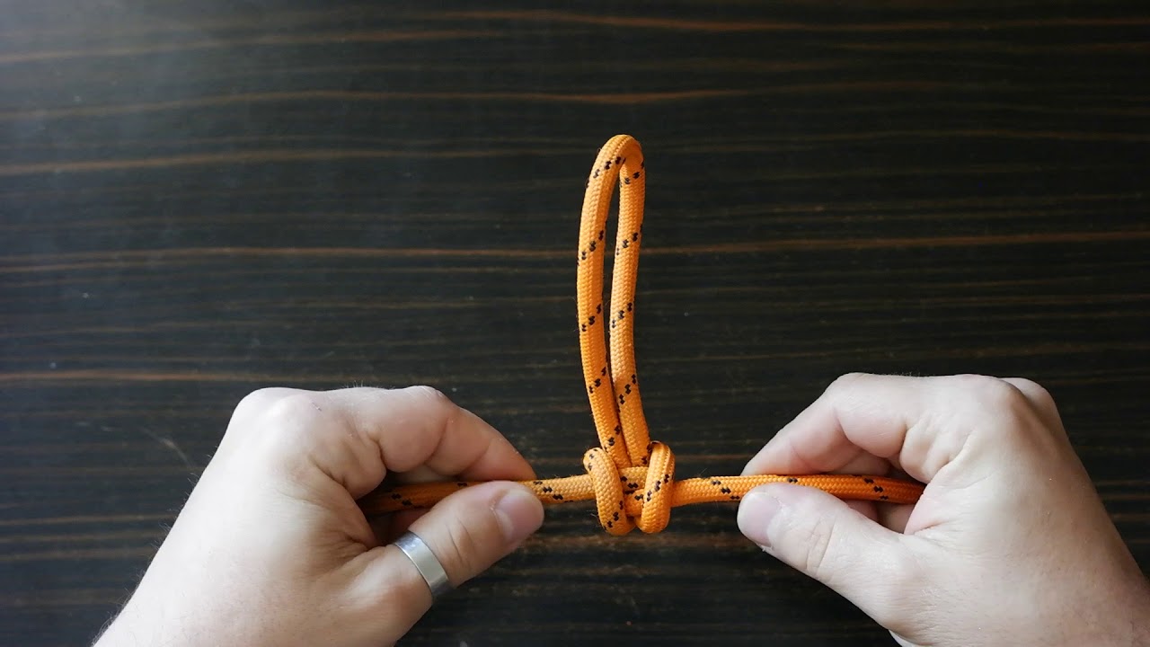 Alpin Kelebek - Alpine butterfly knot - T düğümü - İp ortası düğümü - (ip birliği düğümü)