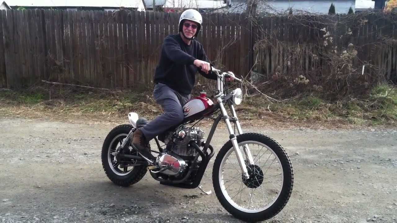 Customer Visit to HHB - His very first Custom XS650 Ride