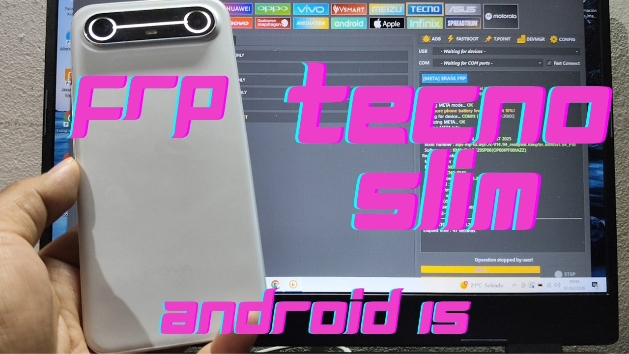 Eliminando cuenta Google de tecno pova slim 5g  android 15 