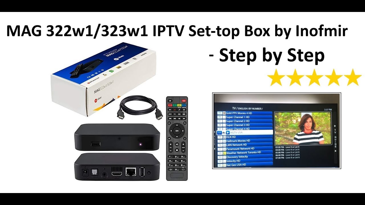 Настройка IPTV-приставки MAG 322w1/322w1