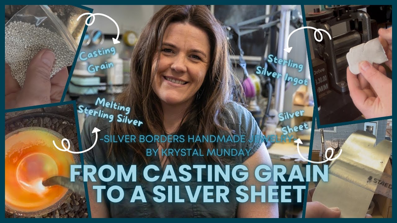 From Casting Grain to Silver Sheets | Step-by-Step Metalworking Tutorial