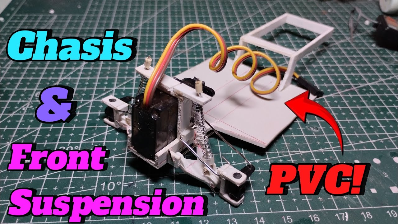 Chassis and Front Suspension (Making Mini RC Trophy Truck Project)
