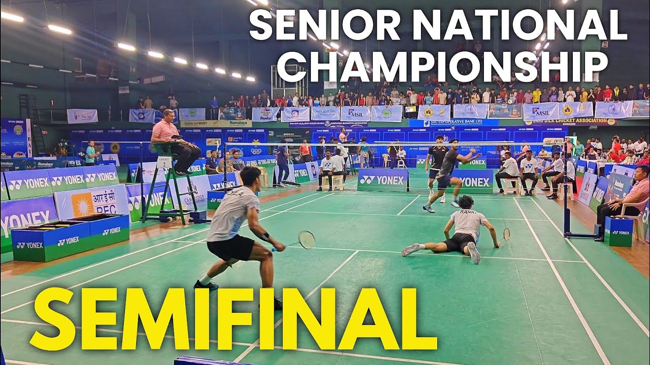 SURAJ GOALA/DHRUV RAWAT VS ARSH MOHAMMED/SANSKAR- SENIOR NATIONAL BADMINTON CHAMPIONSHIP 2024