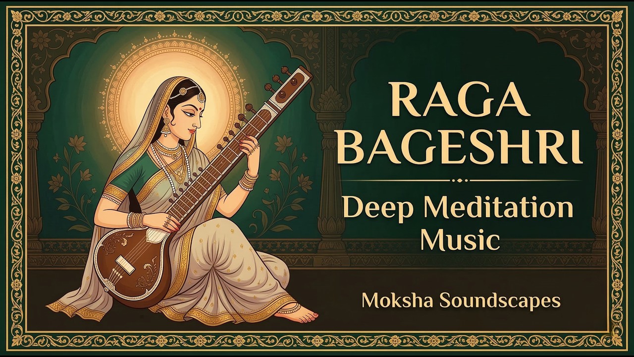Healing Sitar Meditation | Raga Bageshri Inspired Indian Classical Music | Calm Mind & Inner Peace