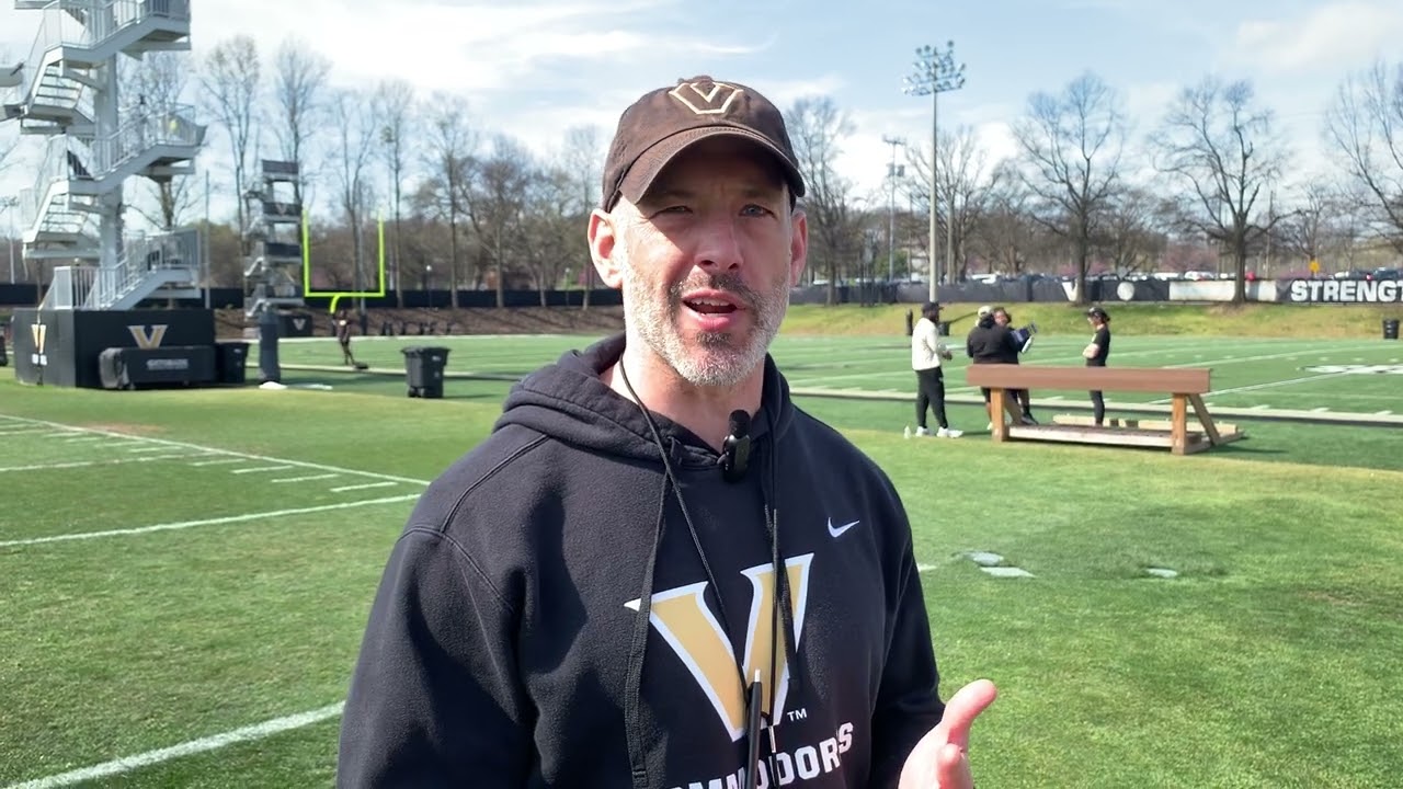 Vanderbilt special teams/TE coach Justin Lustig, March 23, 2023