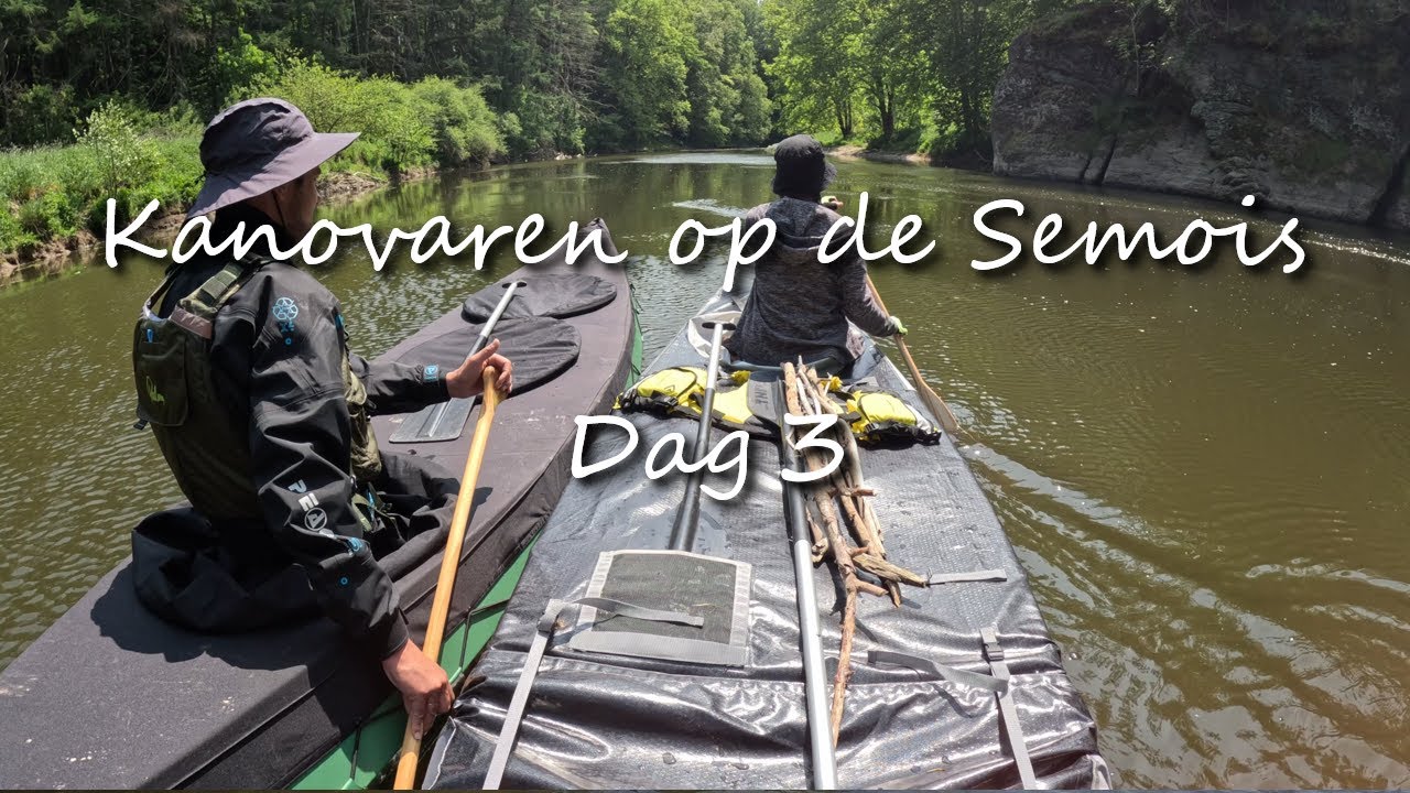Kanovaren op de Semois, Belgische Ardennen. Dag 3