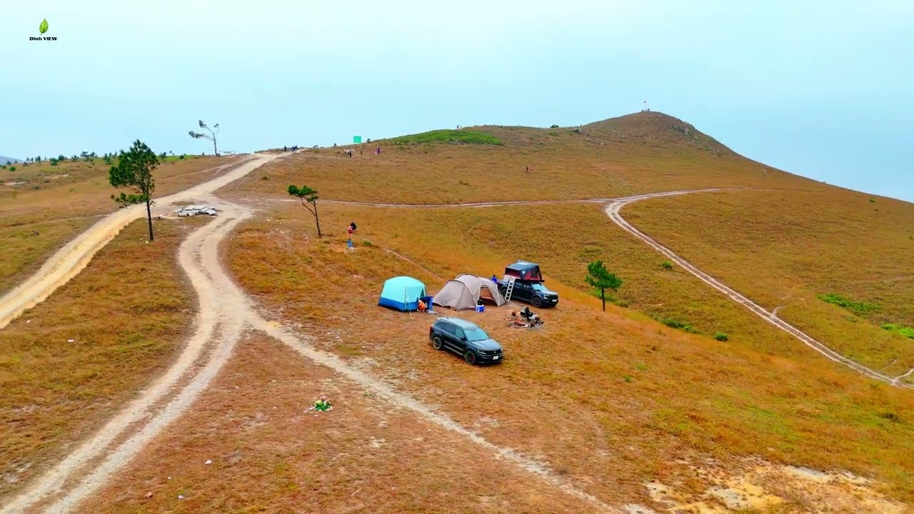 The most beautiful grass hill in Hai Phong, Vietnam