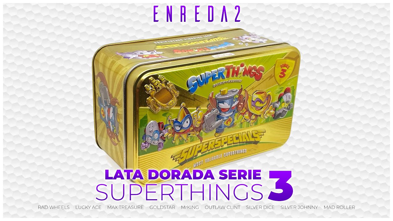 🛡️ UNBOXING SuperThings 🥇 LATA GOLD SERIE 3 🥇