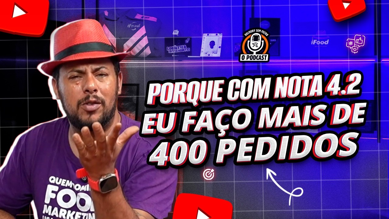 Por que com nota 4,2 eu fa&ccedil;o mais de 400 pedidos por dia