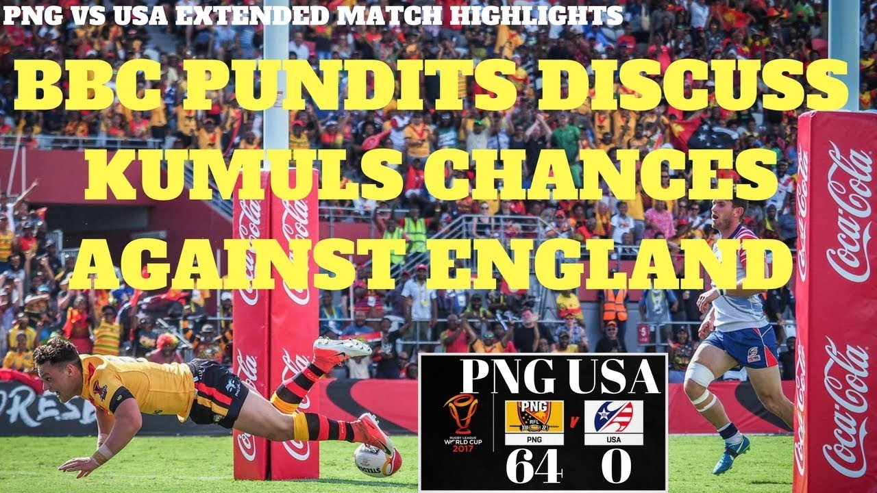 PNG KUMULS VS USA EXTENDED HIGHLIGHTS (RLWC 2017)