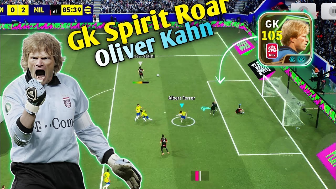GK ROAR UNLOCKED! BRAIN EXPLODES 🤯🔥| Selection Contract Oliver Kahn 105 Goalkeeper in efootball 2026