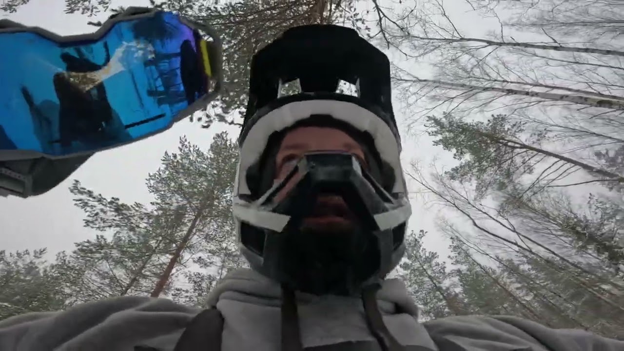 Talvineitsyys meni! Eli ekat talviajot kyseessä. YT decoy sn core3 and Finish winter riding 