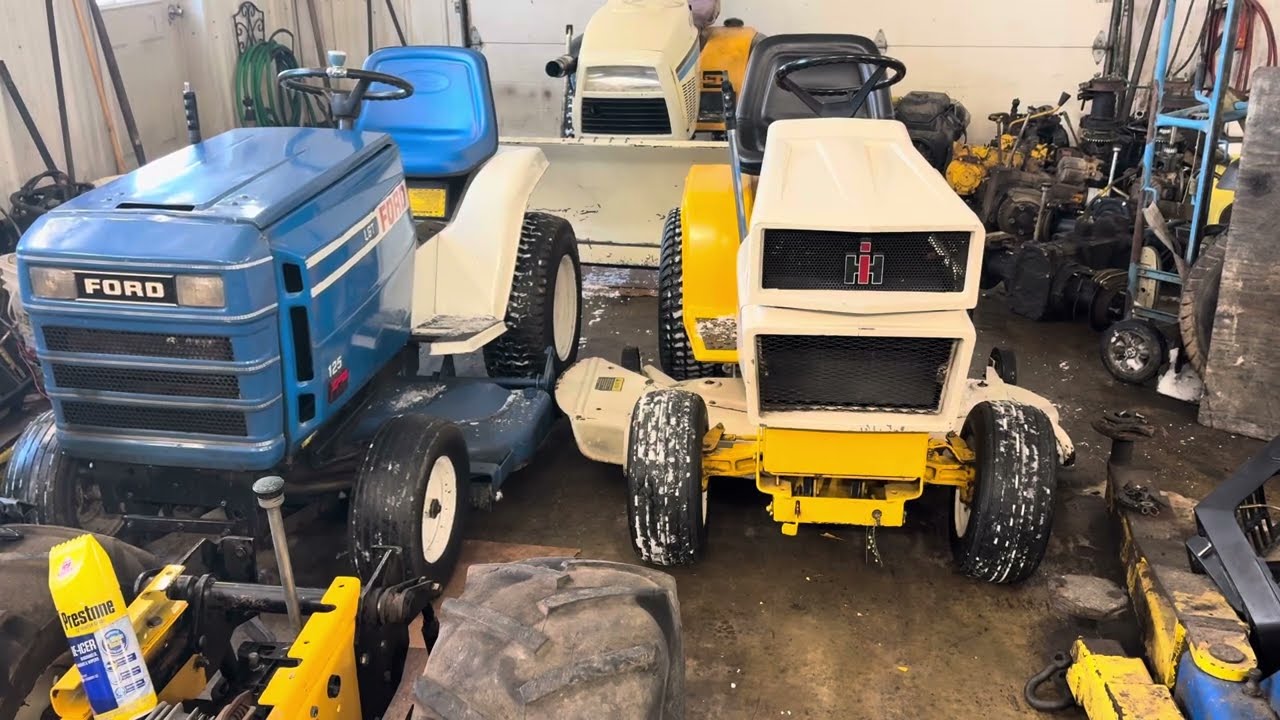 Mixing Some Ford Blue LGT 125 With a Cub Cadet 1200