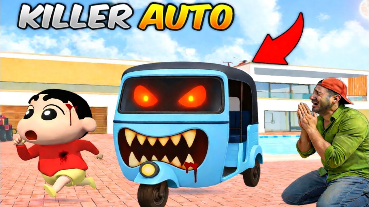 Cursed Killer Auto Killed Shinchan 😱 In Indian Theft Auto Simulator