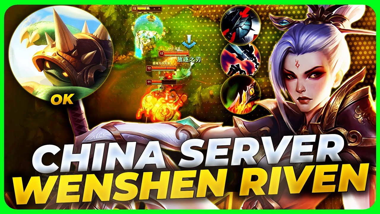 Wenshen Riven vs Proxyfarm Rammus Top China Server GrandMaster Elo
