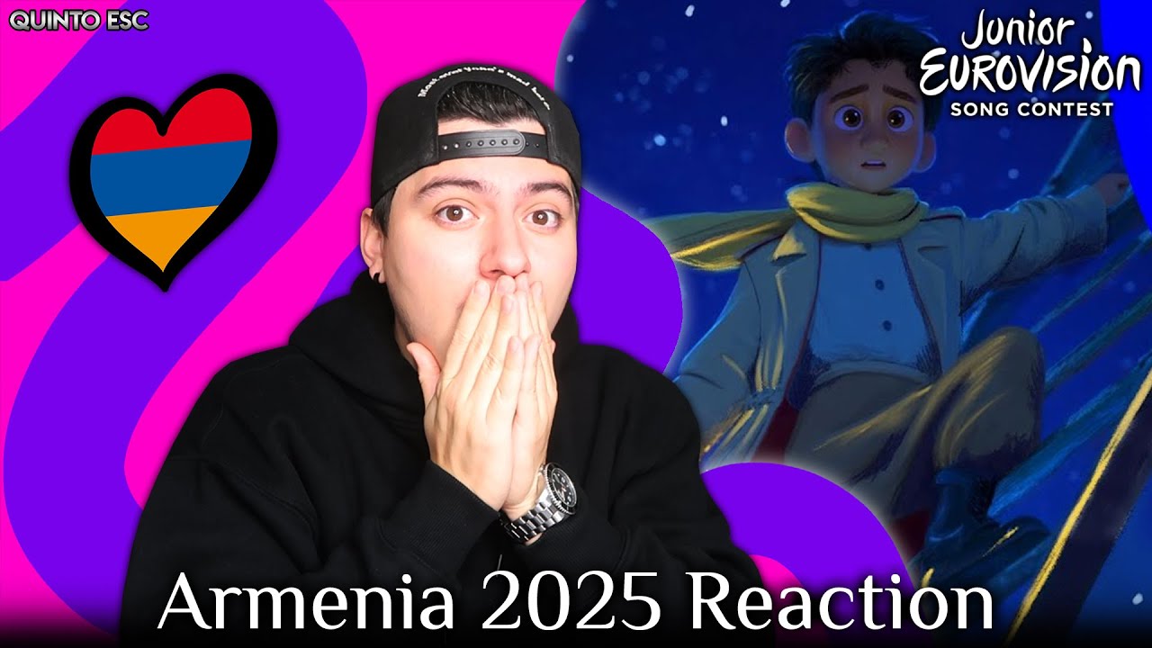 Albert - Brave Heart Reaction - Junior Eurovision 2025(Armenia) - Quinto ESC