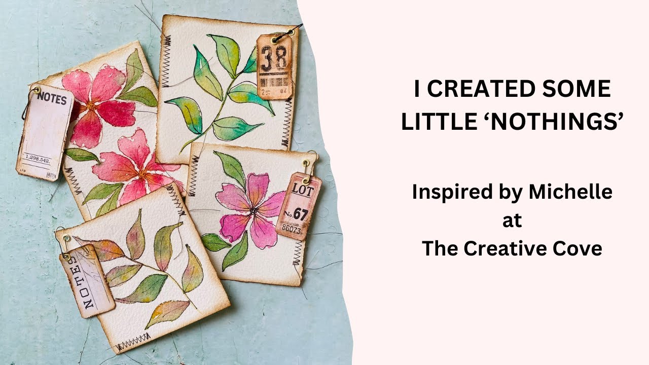 Little 'Nothing's' that became something! - inspired by@TheCreativeCove #junkjournal #ephemera