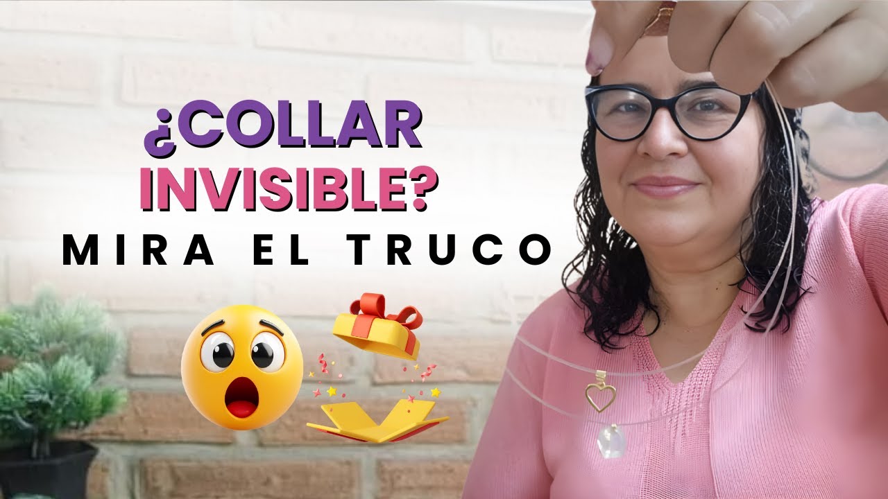 Aprende Bisutería: Collar Invisible Paso a Paso